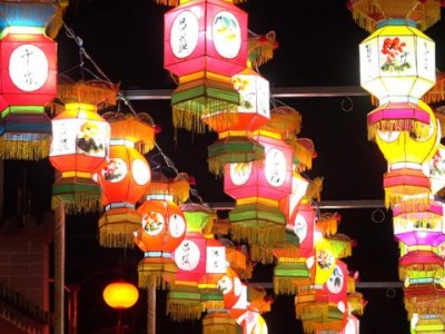 如此绚丽多彩的灯展 你还不来光禄古镇打卡吗?